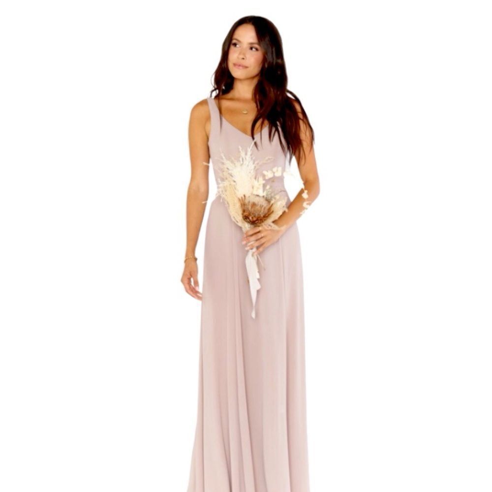 Show Me Your MuMu Jen Chiffon Maxi Dress Show Me the Ring Crisp Women’s Large